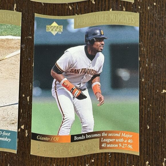 1997 Upper Deck Baseball Memorable Moments Full 10 Card Set NM Griffey Ripken - Picture 6 of 10